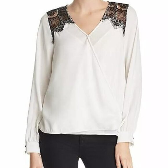 Vero Moda / wrap chiffon long sleeve and tank / M - Picture 1 of 12